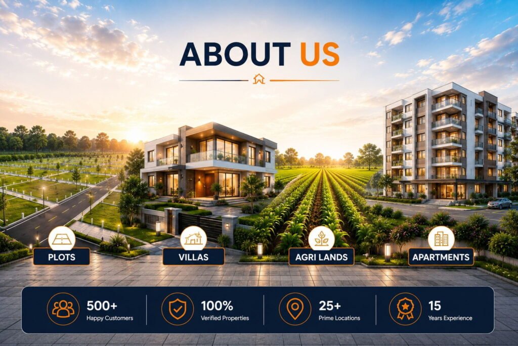 15 years of real estate experience in Coimbatore